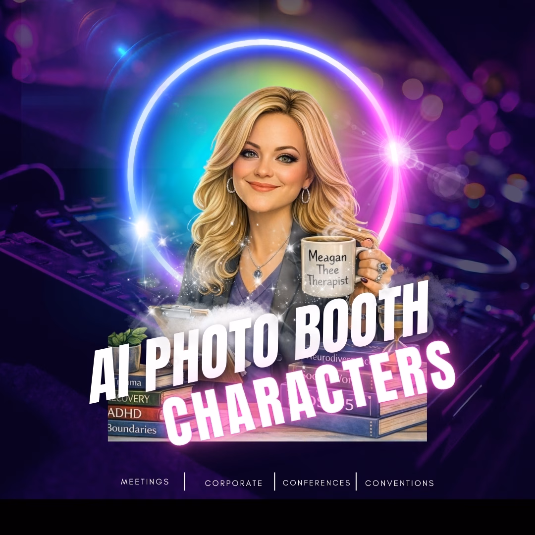 Characters Lucky Frog Photo Marketing: Your #1 choice for a Photo Booth Rental Orange County! Characters