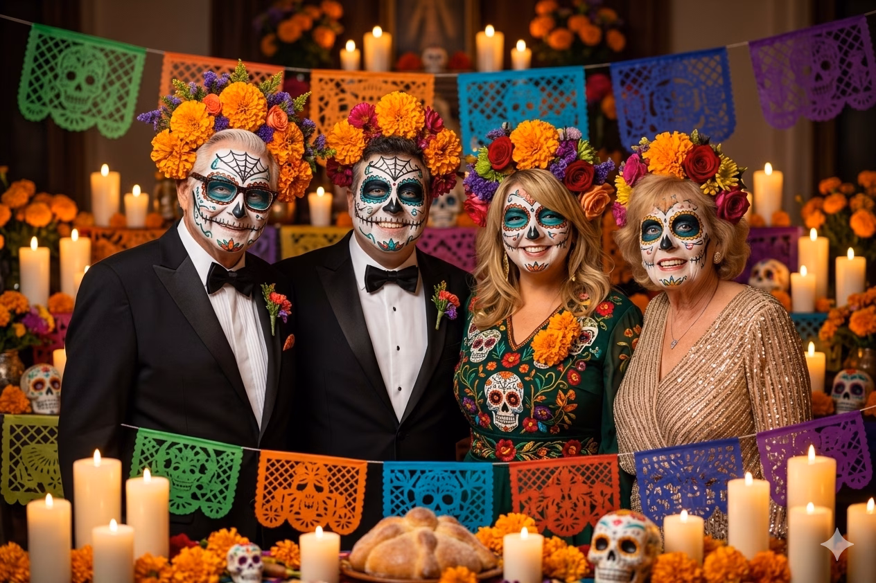 Experiential Photo Booth Activation Beverly Hills Guide - Lucky Frog Photo Marketing DayofDead