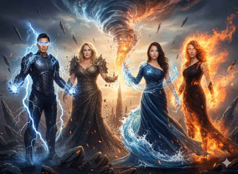 Elemental Fury Avatar Portrait AI Photo Lab Figueroa Eight Elemental Fury Avatar Portrait