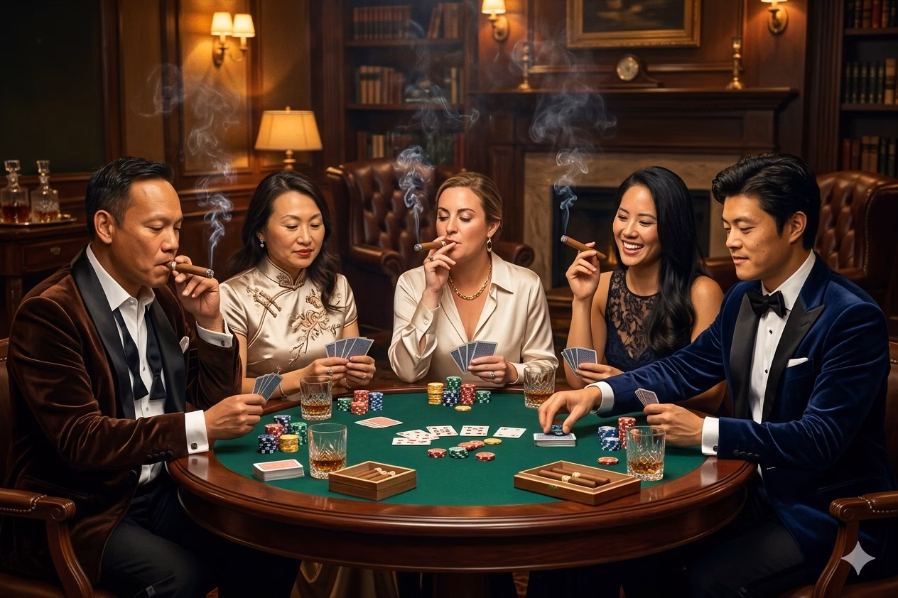 Downtown LA AI Photo Booth Activation Guide for Event Planners - Lucky Frog Photo Marketing Painterly Poker