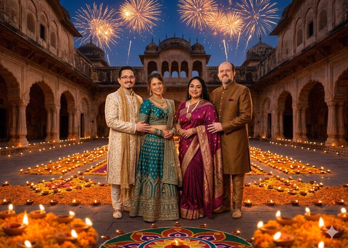 Experiential Photo Booth Activation Beverly Hills Guide - Lucky Frog Photo Marketing Diwali