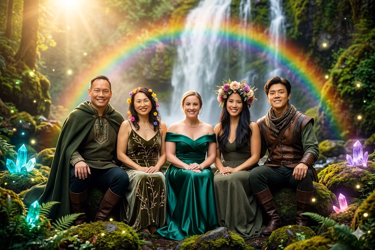 A.I. Artificial Intelligence Photo Booth Rental in Los Angeles - Lucky Frog Photo Booth | Corporate Event Rentals enchanted forrest groups 2