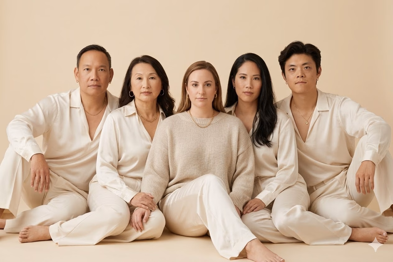 quiet luxury clean portrait