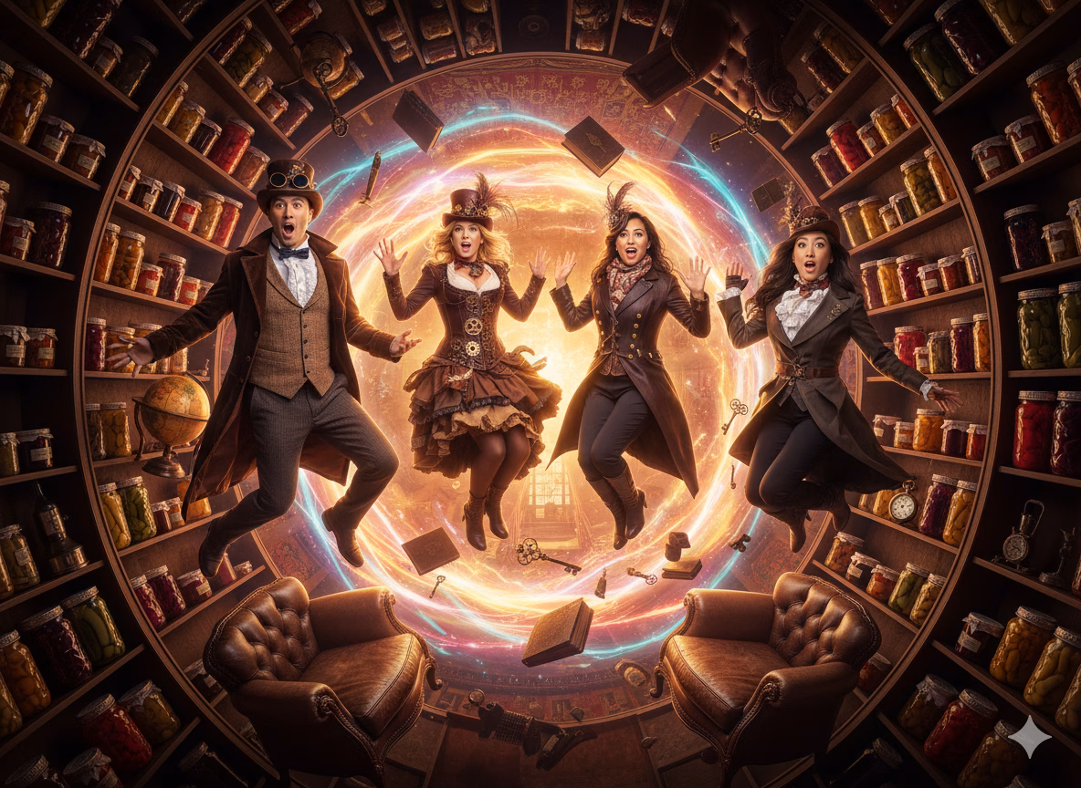 How Much Does an AI Photo Booth Rental Cost in SoCal? - Lucky Frog Photo Marketing Floating on Air Scene Alice in Wonderland Inspired