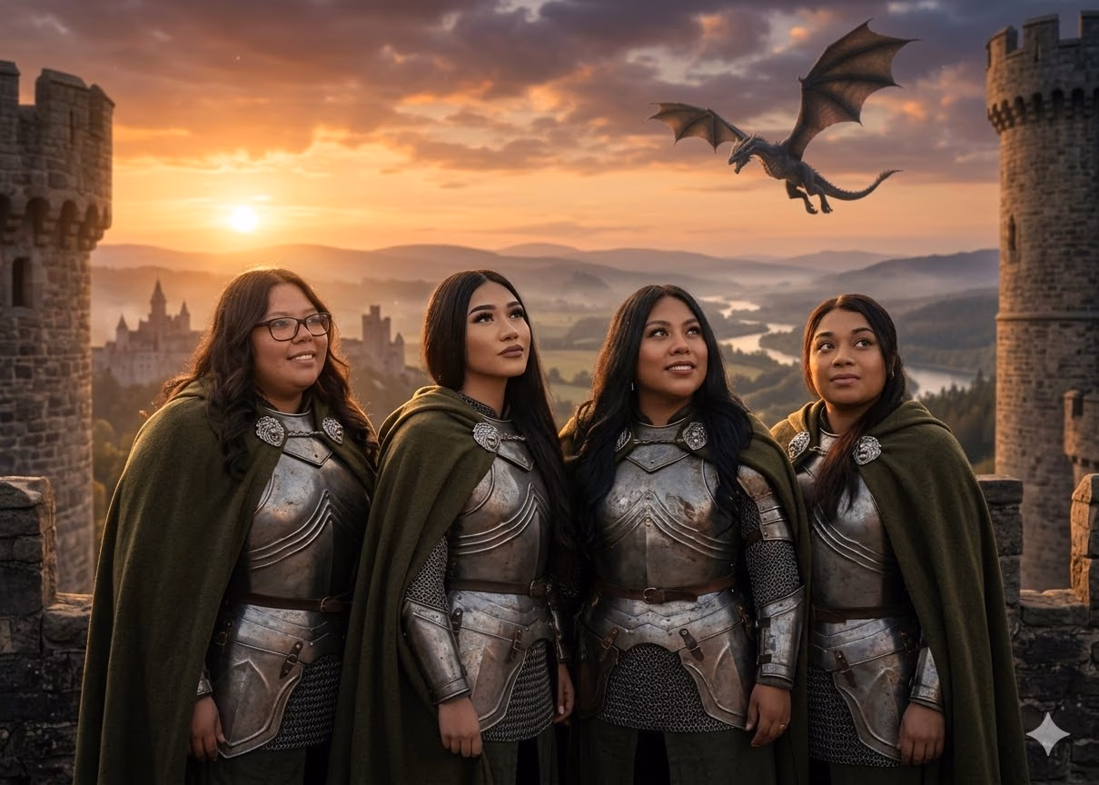 Best AI-Powered Photo Booth in OC: How To Choose - Lucky Frog Photo Booth | Corporate Event Rentals Flying Dragon outside Medieval Fantasy Epic Castles Dragons