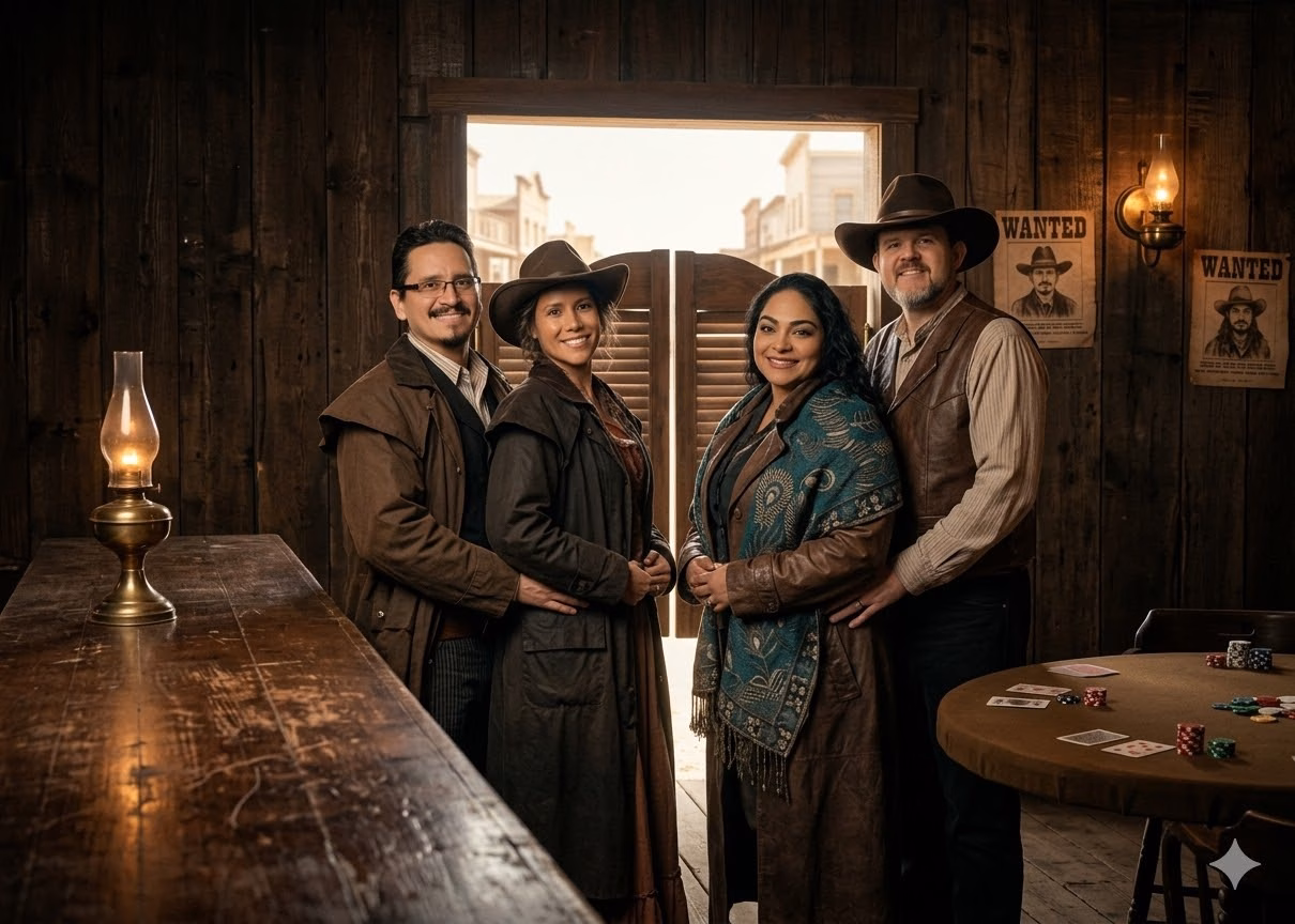 Editorial Studio SoHo House West Hollywood: What’s Verified - Lucky Frog Photo Booth | Corporate Event Rentals Saloon Cheers Western Wild West Frontier Adventure