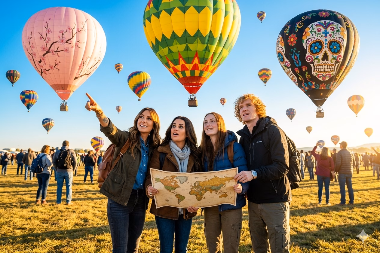 AI Photo Booth Rental Newport Beach and Costa Mesa: Planning Guide - Lucky Frog Photo Marketing hot air baloon