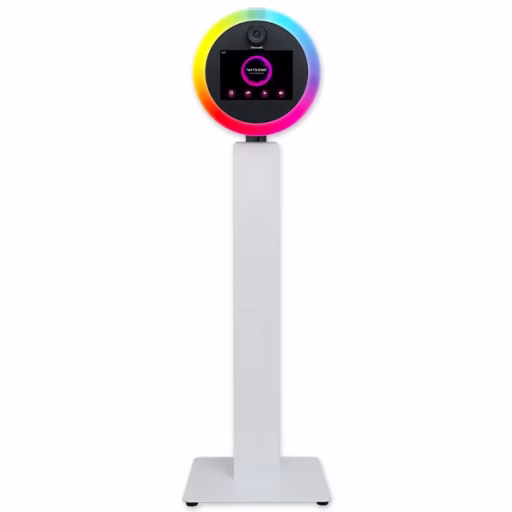 Roamer Photo Booth Rental - Lucky Frog Photo Marketing Mobibooth Cruise M Plus White Roaming Photo Booth Kiosk for Sale Social Media Shareable Booth Anaheim Social Media Shareable Booth Anaheim